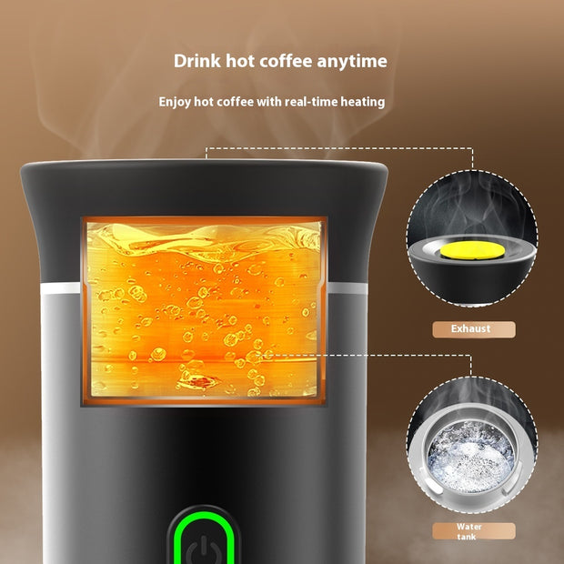 Electric Grinder Coffee Travel Handy 3 In1 Espresso Portable Coffee Espresso Maker