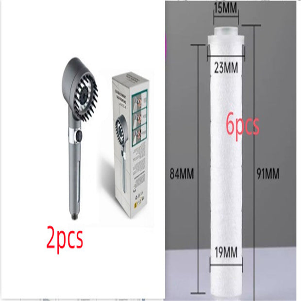 3 Modes High Pressure Shower Head