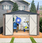 Steel Garden Shed With Double Lockable Door