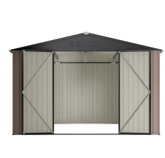 Steel Garden Shed With Double Lockable Door