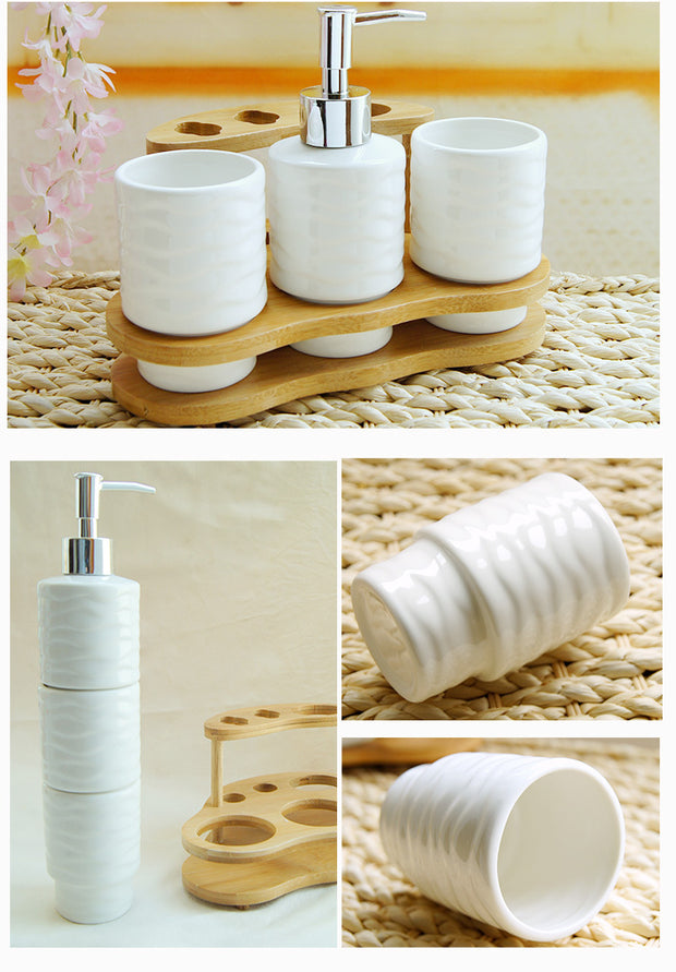 Bathroom Soap Dispenser Accessories Set