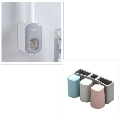 Wall Mounted Automatic Toothpaste Holder/Dispenser