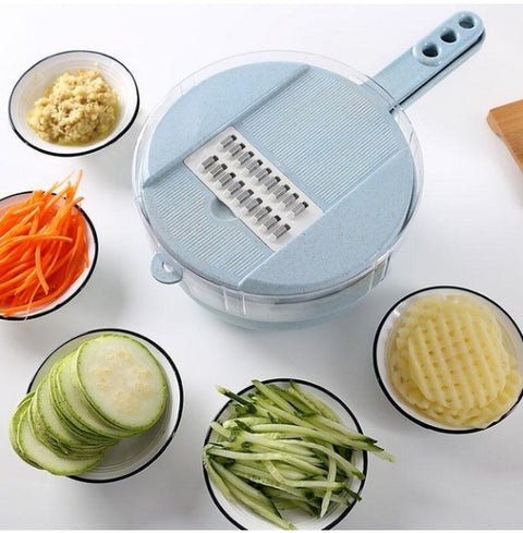 8 In 1 Mandoline Slicer Vegetable Slicer Potato Peeler Carrot Onion Grater With Strainer Vegetable Cutter