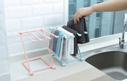 Foldable Dishcloth Shelf Kitchen Accessories