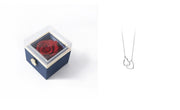 Fashion Acrylic Rotating Rose Jewelry Box - Room Accessories