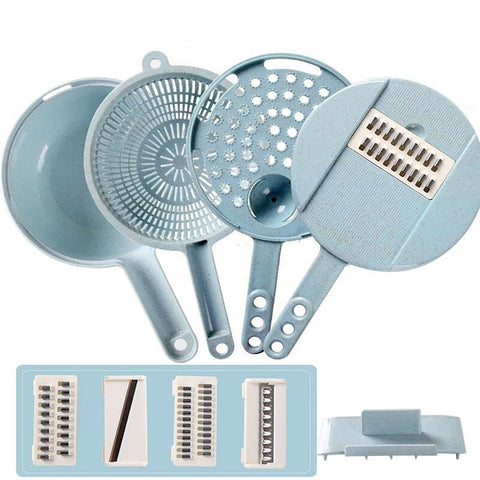 8 In 1 Mandoline Slicer Vegetable Slicer Potato Peeler Carrot Onion Grater With Strainer Vegetable Cutter