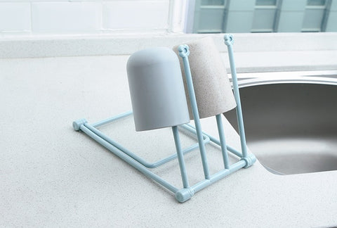 Foldable Dishcloth Shelf Kitchen Accessories