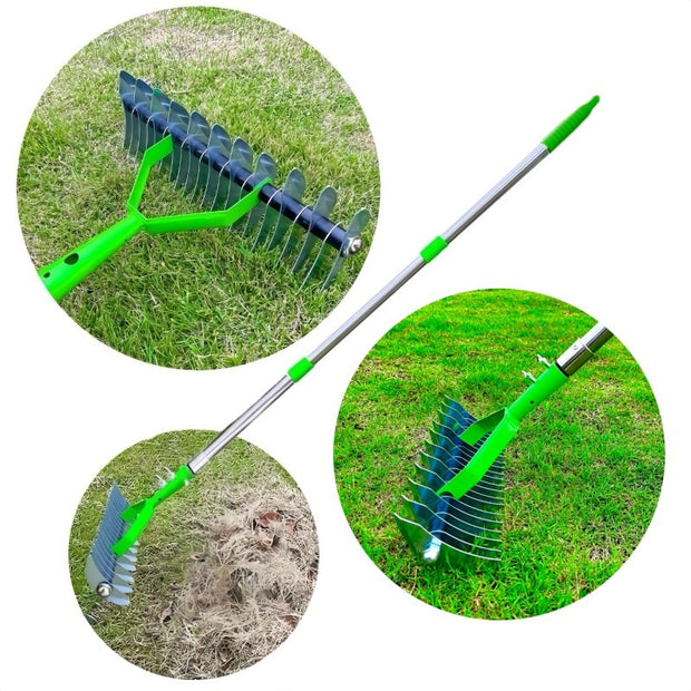 Gardening Tools Lawn Hay Rake Garden Deciduous Rake Soil Ripper Garden Soil Rake