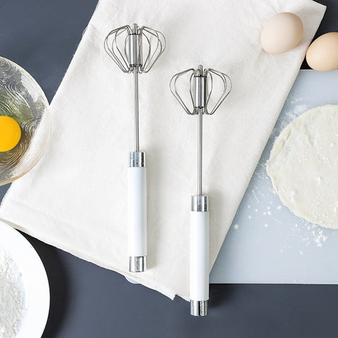 Semi-Automatic Stainless Steel Egg Beater