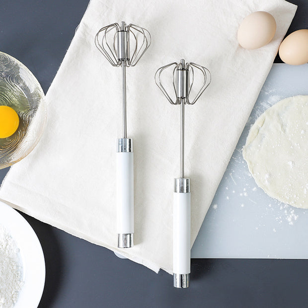 Semi-Automatic Stainless Steel Egg Beater