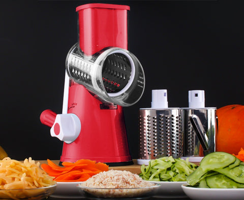 Multifunctional Round Mandoline Potato Slicer Vegetable Cutter Cheese Slicer