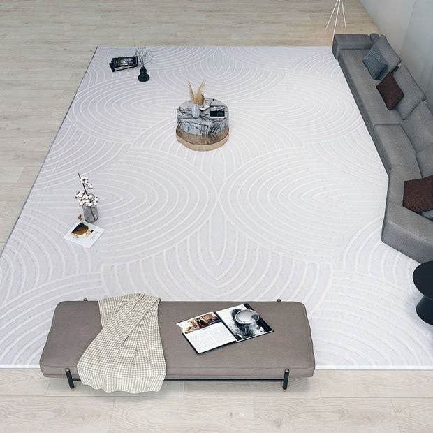 Light Luxury Floor Mat - White