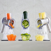 3 In 1 Vegetable Slicer Grater For Vegetable Cutter Round Chopper Mandolin Potato Shredder