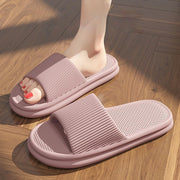 Striped Anti-slip Bathroom Slippers