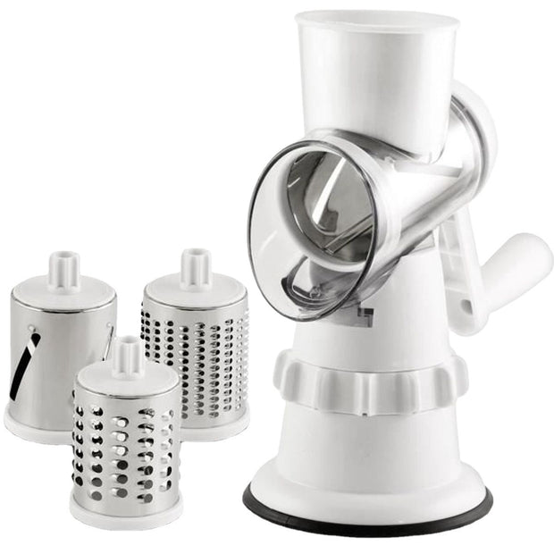 3 In 1 Vegetable Slicer Grater For Vegetable Cutter Round Chopper Mandolin Potato Shredder