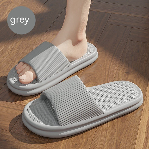 Striped Anti-slip Bathroom Slippers