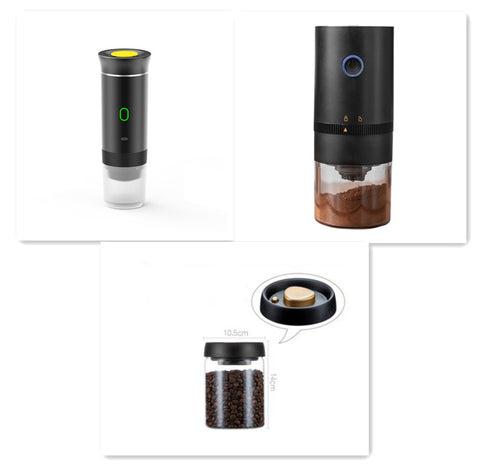 Electric Grinder Coffee Travel Handy 3 In1 Espresso Portable Coffee Espresso Maker