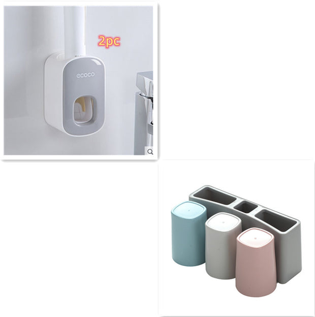 Wall Mounted Automatic Toothpaste Holder/Dispenser